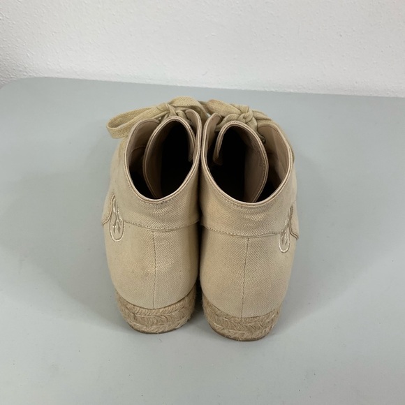 Tory Burch Rios Lace Up Espadrille Shoe Size 9 - Picture 4 of 8